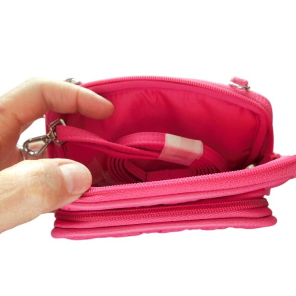 Vera Bradley On The Square Wristlet Crossbody Wallet Mini Handbag NWT $78 - Picture 3 of 5